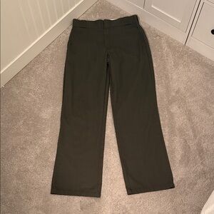 Dark Green Work Pants